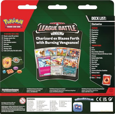 Pokemon - League Battle Deck - Charizard ex (POK85883) [KARTY]
