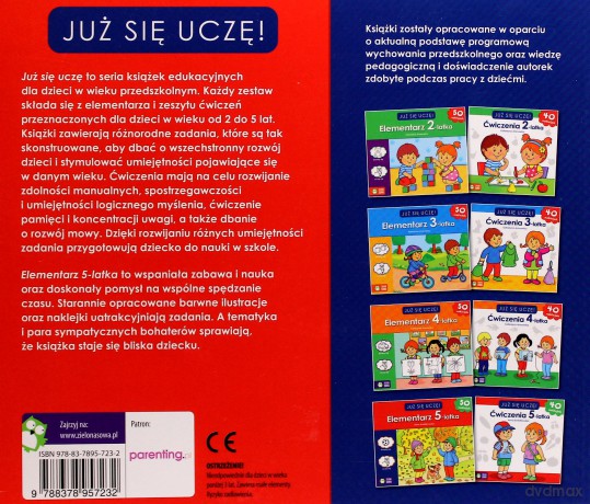 Już się uczę. Elementarz 5-latka [KSIĄŻKA]