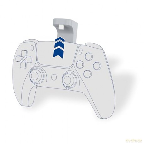 PS5 controller external battery 2500maH-Type C cable - White