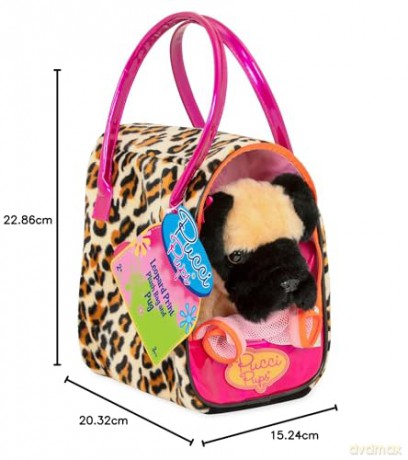Pucci - Dog in Leopard bag - (708357)