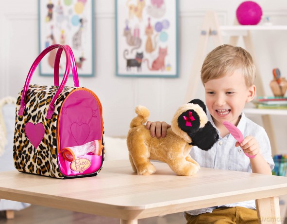 Pucci - Dog in Leopard bag - (708357)