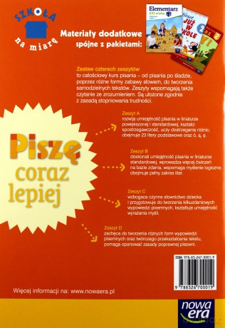 Już W Szkole Nowe 1 Piszę coraz lepiej C NE [KSIĄŻKA]