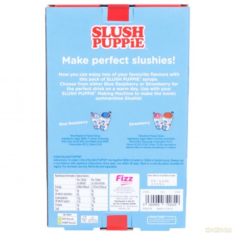 SLUSH PUPPiE ORIG 2pk Syrup Set-BluRberry&Stwberry