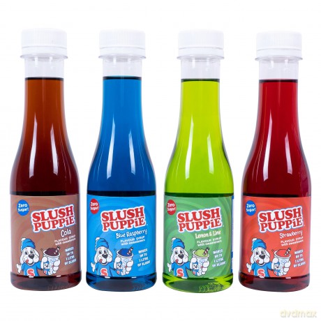 SLUSH PUPPiE Zero Sugar 4 Pack Syrup - 180ml