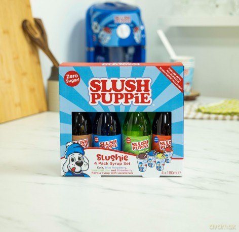 SLUSH PUPPiE Zero Sugar 4 Pack Syrup - 180ml