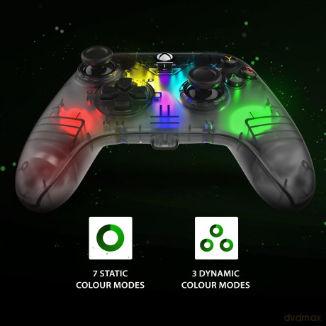 Snakebyte GamePad RGB X (Smoke Grey) - XBOX/PC