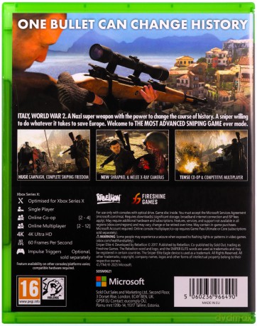 Sniper Elite 4 [GRA XBOX ONE]