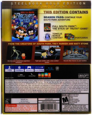 South Park: The Fractured But Whole (Steelbook Gold Edition) [GRA PS4]