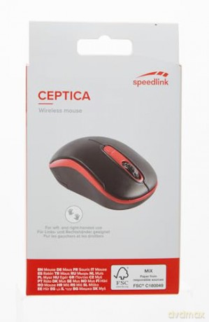 Speedlink - CEPTICA Mouse - Wireless, black-red