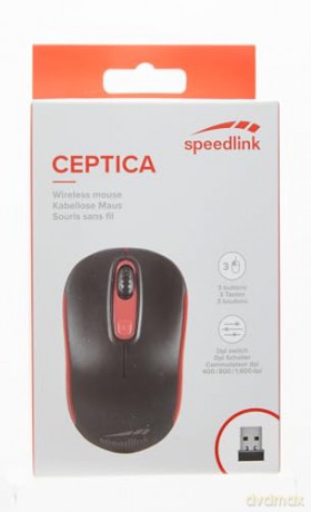 Speedlink - CEPTICA Mouse - Wireless, black-red