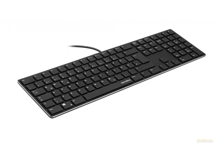 Speedlink - RIVA Slim Metal Scissor Keyboard, black - Nordic Layout