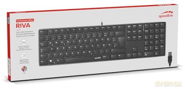 Speedlink - RIVA Slim Metal Scissor Keyboard, black - Nordic Layout