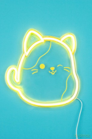 Squishmallows - Cam Neon Wall Light - Yellow
