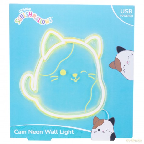 Squishmallows - Cam Neon Wall Light - Yellow