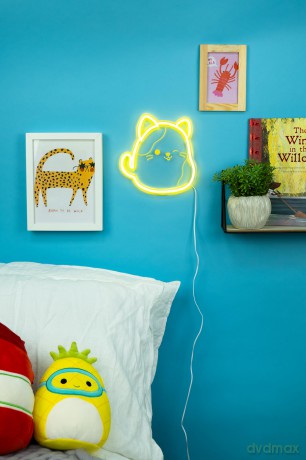 Squishmallows - Cam Neon Wall Light - Yellow