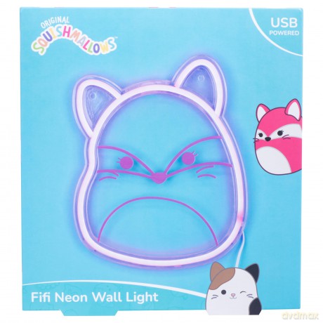Squishmallows - Fifi Neon Wall Light - Pink