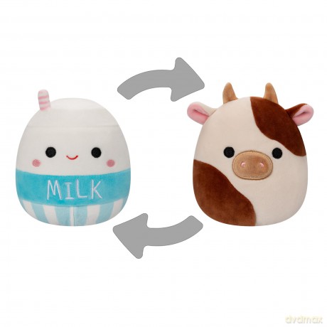 Squishmallows - Flip A Mallow 13 cm P17 - Ronnie The Cow/Melly The Milk Carton