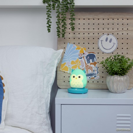 Squishmallows - Mood Light - Winston the Owl - 11cm
