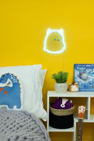 Squishmallows - Winston Neon Wall Light - Blue