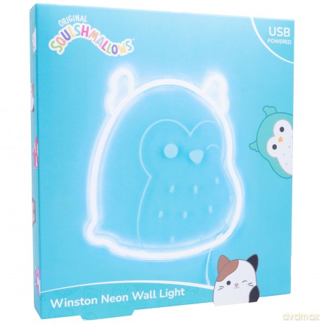 Squishmallows - Winston Neon Wall Light - Blue