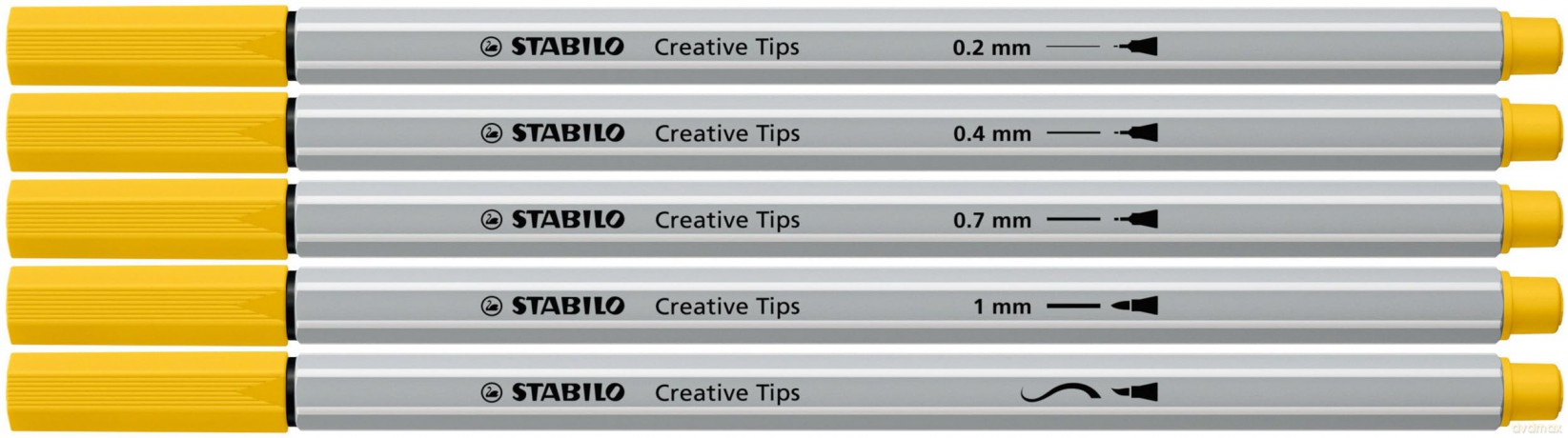 Stabilo - Creative Tips Metal box of 50 pcs. ARTY - (204084)