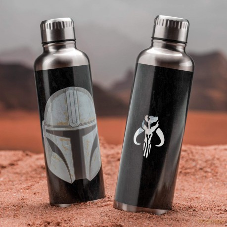 Star Wars - The Mandalorian - The Mandalorian Metal Water Bottle (PP7361MAN)