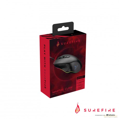 SUREFIRE - Martial Claw Gaming 7-Button Mouse with RGB