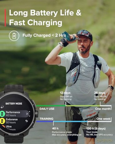 Suunto - Race Smartwatch - All Black