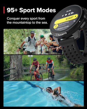 Suunto - Race Smartwatch - All Black