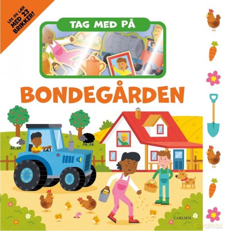 Forlaget Carlsen Activity Book - Come to the Farm (j. Duński)