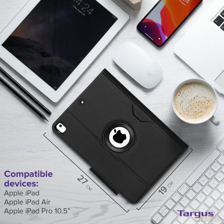 Targus - VersaVu Classic Case for iPad (9th/8th/7th gen. 10.2 - 10.5 - Black