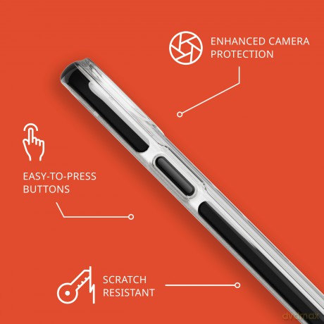 Tech21 - Evo Kick MagSafe iPhone 15/14/13 Clear Black