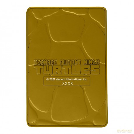 Teenage Mutant Ninja Turtles Limited Edition 24k Gold Plated Comic Book Cover Ingot