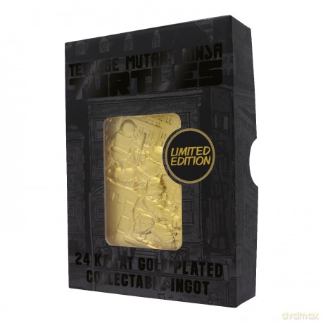 Teenage Mutant Ninja Turtles Limited Edition 24k Gold Plated Comic Book Cover Ingot