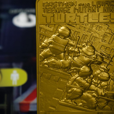 Teenage Mutant Ninja Turtles Limited Edition 24k Gold Plated Comic Book Cover Ingot