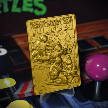 Teenage Mutant Ninja Turtles Limited Edition 24k Gold Plated Comic Book Cover Ingot