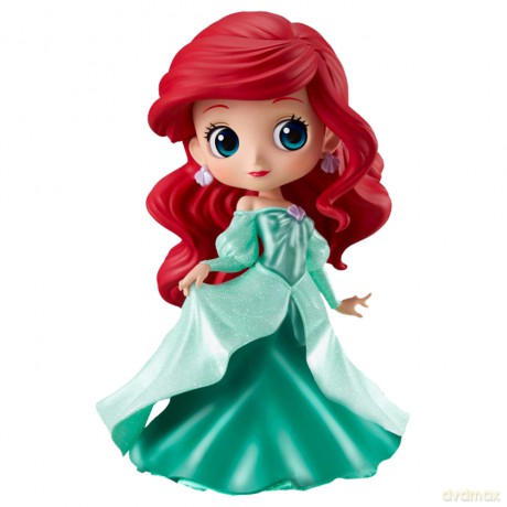 The Little Mermaid - Q Posket Disney Characters Ariel Princess Dress Glitter Line Figure [FIGURKA]