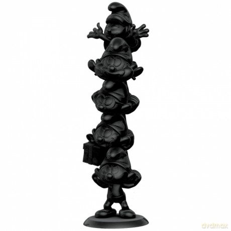 The Smurfs Resin Statue Smurfs Column Black Edition 50 cm [FIGURKA]