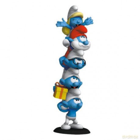 The Smurfs Resin Statue Smurfs Column Polychrome Edition 50 cm [FIGURKA]