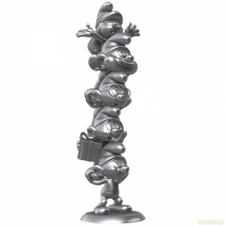 The Smurfs Resin Statue Smurfs Column Silver Limited Edition 50 cm [FIGURKA]