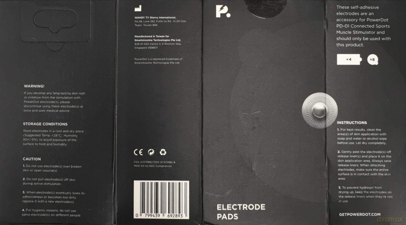 Therabody - Powerdot Magnetic Pad Red 2.0