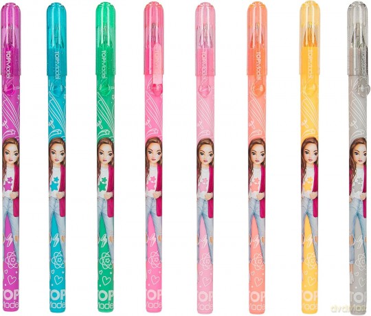 TOPModel - Glitter Gelpen set w/8 colour (0412192)