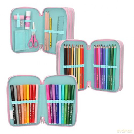 TOPModel - Triple Pencil Case ELECTRIC (0413196)