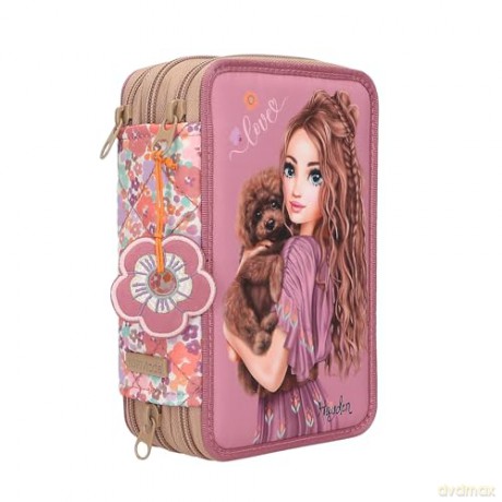 TOPModel - Triple Pencil Case FLORAL (0413055)