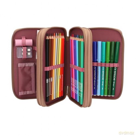 TOPModel - Triple Pencil Case FLORAL (0413055)