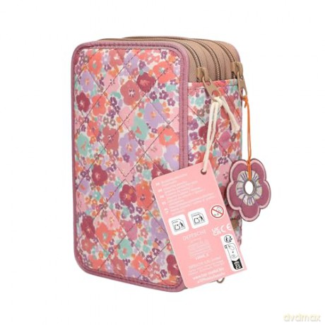 TOPModel - Triple Pencil Case FLORAL (0413055)