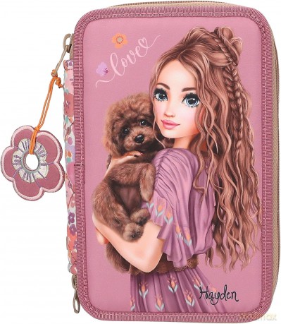 TOPModel - Triple Pencil Case FLORAL (0413055)