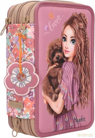 TOPModel - Triple Pencil Case FLORAL (0413055)