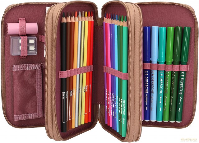 TOPModel - Triple Pencil Case FLORAL (0413055)