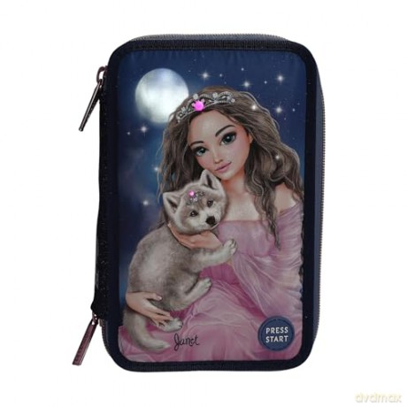 TOPModel - Triple Pencil Case LED WOLF (0413150)